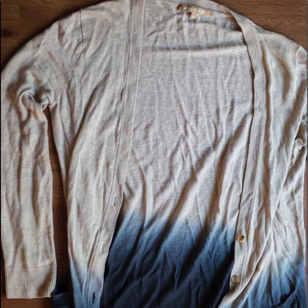 Michael Kors dip dyed cardigan